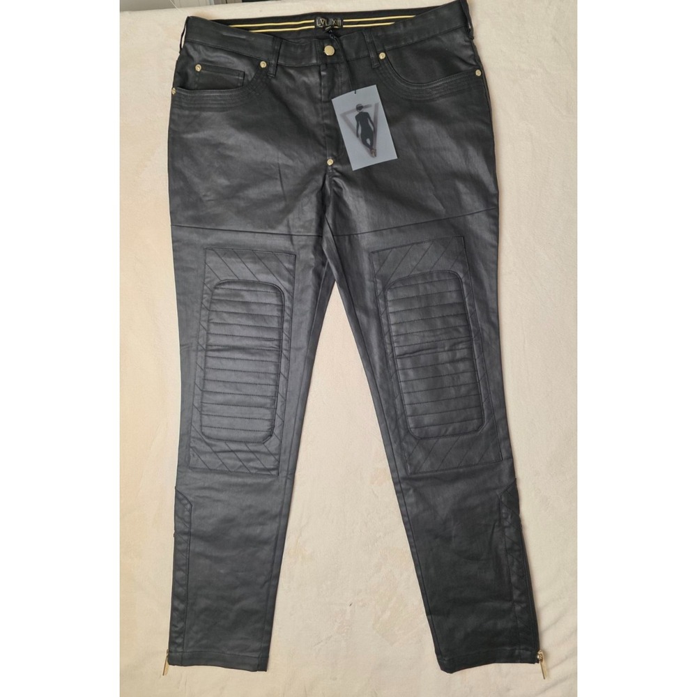 LVL XIII Designer Cargo Pants Men Black Streetwear Size‎ 34 NEW $295 Retail